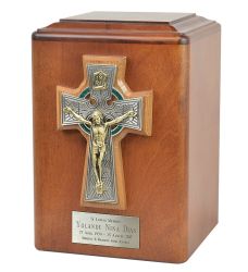 INRI Catholic Cross Cremation Urn