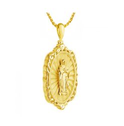 Guadalupe Gold Filigree 14K Gold Jewelry Urn