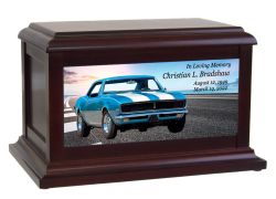 Chevrolet Camaro RS Z28 Blue Adult or Medium Cremation Urn