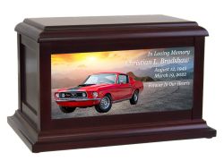 Ford Mustang GT Fastback Red Adult or Medium Cremation Urn