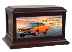 Plymouth Hemi Roadrunner Orange Adult or Medium Cremation Urn