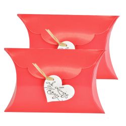 Set of 2 - Red Rose Little Peaceful Pillow® Water Burial Urn