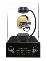 Football Cremation Urn & Army West Point Hover Helmet Décor
