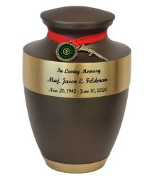 US Army Master Rifle Cremation Urn - Adult Military Rifle Urn - Pro Diamond Engraving