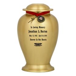 Purple Heart At Peace Cremation Urn