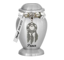 Dreamcatcher Keepsake Mini Urn - Love Charms® Option