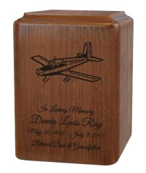 Low Winged Air Craft Memorial Urn