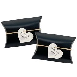 Set of 2 – Mourning Black Miniature Peaceful Pillow® Urn
