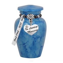 In Loving Memory Clouds Mini Urn - Love Charms® Option