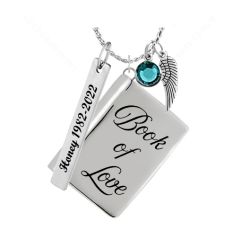 Book Of Love Jewelry Ash Urn - Love Charms™ Option