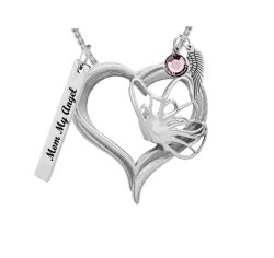 Butterfly Spirit Heart Jewelry Ash Urn - Love Charms™ Option