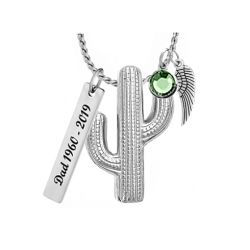 Microphone Crystal Pendant Urn - Love Charms Option