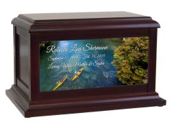 Canoeing Cremation Urn 