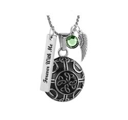 Celtic Knot Pendant Urn - Love Charms Option