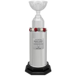 Champion Hockey Trophy Cremation Urn - Adult Metal Cremation Urn - Free Engraving - Tribute Wreath™ 