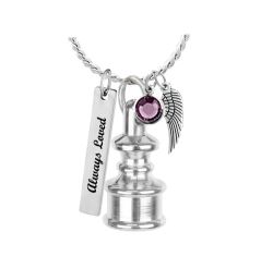 Chess Piece Jewelry Urn - Love Charm Option
