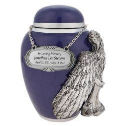 Child Wings of an Angel Purple Urn - Pro Laser Engraving