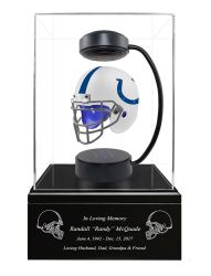 Football Cremation Urn & Indianapolis Colts Hover Helmet Décor