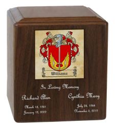 Family Coat of Arms Companion Cremation Urn