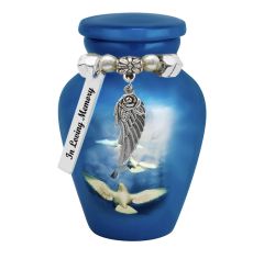 Angelic Doves Keepsake Urn - Love Charms Options