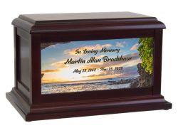 Motorcycle Reflections Cremation Urn