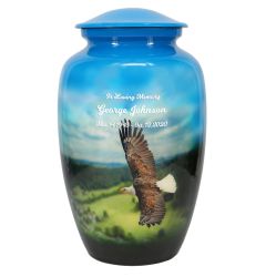 Eagle In Flight Cremation Urn