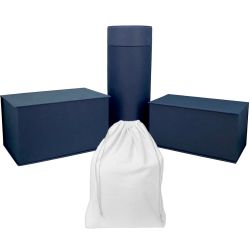 Easy Carry Blue Biodegradable Urns - Free Bag