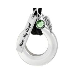 Infinity Love Cremation Jewelry Urn - Love Charms Option