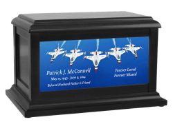 Fighting Falcons Cremation Urn