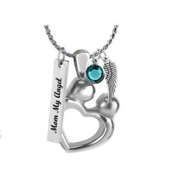 Parent & Child Ashes Jewelry Urn - Love Charms Option