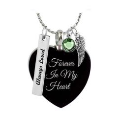 Forever In My Heart Pendant Urn - Love Charms Option
