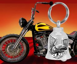 Freedom Rider Motorcycle Bell Urn - Engraving Available