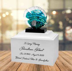 Coral Reef Fish Crystal Art Cremation Adult Urn 