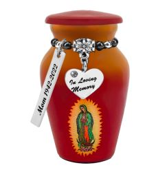 Guadalupe Mini Urn - Love Charms™ Option