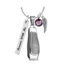 Hair Clippers Ash Pendant Urn - Love Charms™ Option
