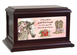 Horse Ranch Memorial Adult or Medium Urn