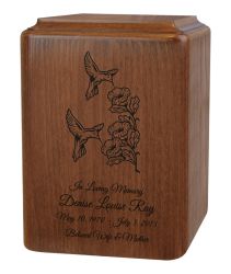 Custom Engraved Hummingbird Companion Wood