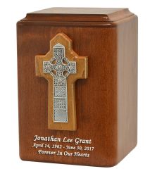 IHS Wooden Cremation Urn