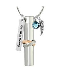 In Loving Memory Rings Cremation Jewelry Urn - Love Charms Option
