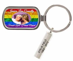 Keep The Memory™ Rainbow Forever Loved Keychain Urn