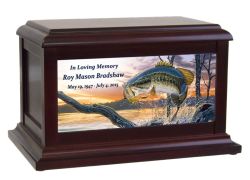 Large Mouth Bass Urn