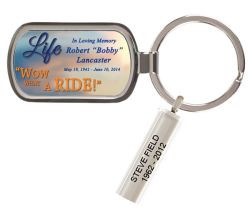 Life Wow What a Ride! Keychain Urn