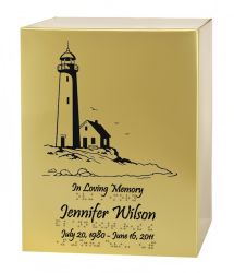 Lighthouse At The Sea Braille Urn