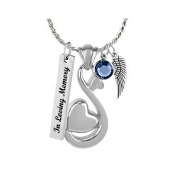 Love And Tears Pendant Urn - Love Charms Option