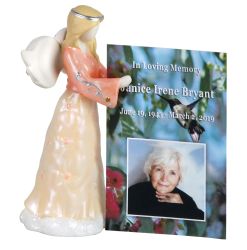 Praying Angel Memorial Card or Picture Holder - Love  