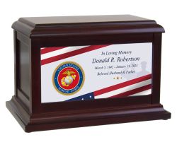 US Marine Corps Remembrance Adult or Medium Cremation Urn