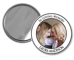 Memorial Button Mirrors - 10 Pack