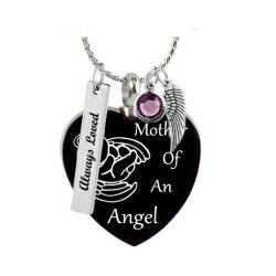 Mother Of An Angel Pendant Urn - Love Charms Option