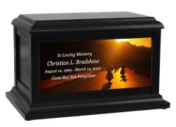 Motorcycle Memorial Adult or Medium Cremation Urn