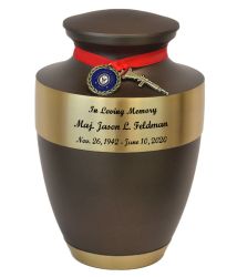 US Navy Master Rifle Cremation Urn - Adult Military Rifle Urn - Pro Diamond Engraving